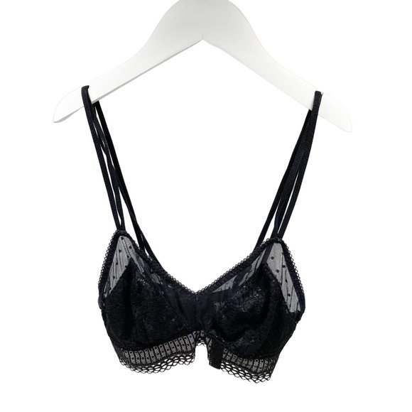 Victoria's Secret Other - Victoria's Secret Black Lace Triangle Bralette S